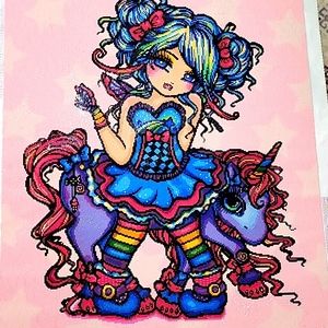 Rainbow Brite Diamond painting